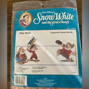 Disney Snow White and Seven Dwarfs Cross Stitch Kit “Let’s Play Ball”